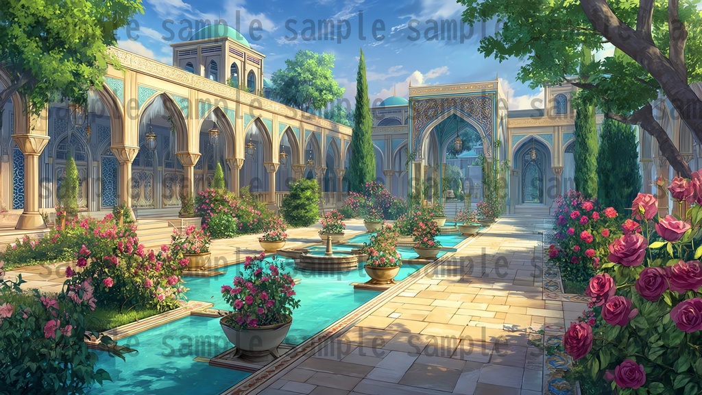 【198枚】古代アラビア ファンタジー背景イラスト【著作権フリー画像】ゲーム・TRPG背景