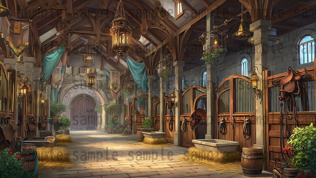 【198枚】古代アラビア ファンタジー背景イラスト【著作権フリー画像】ゲーム・TRPG背景