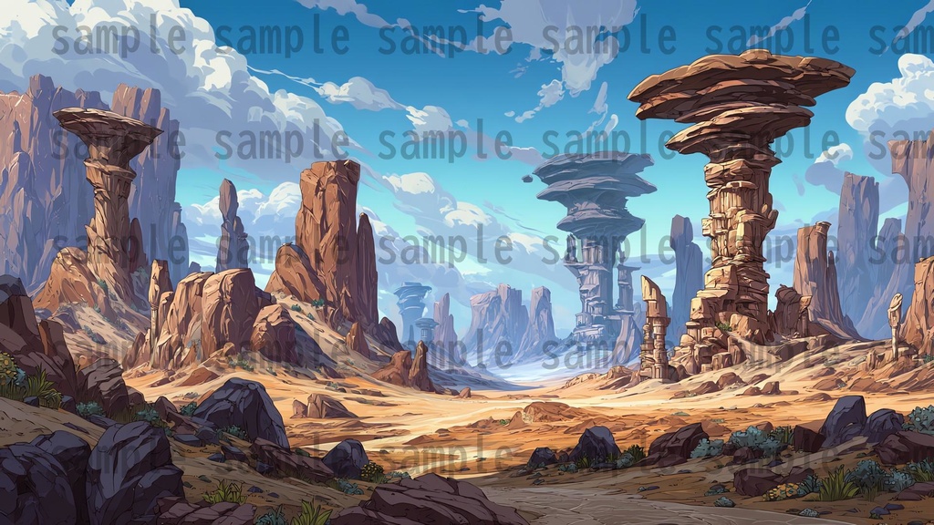 【198枚】古代アラビア ファンタジー背景イラスト【著作権フリー画像】ゲーム・TRPG背景