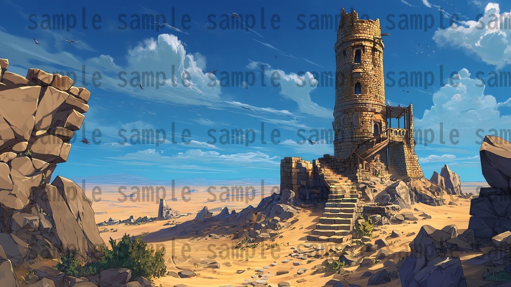 【198枚】古代アラビア ファンタジー背景イラスト【著作権フリー画像】ゲーム・TRPG背景