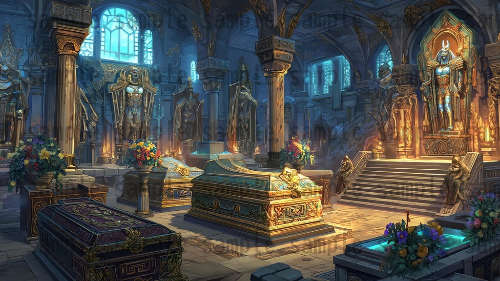 【 180 枚】遺跡・神殿 ファンタジー背景イラスト【著作権フリー画像】TRPG/ゲーム素材