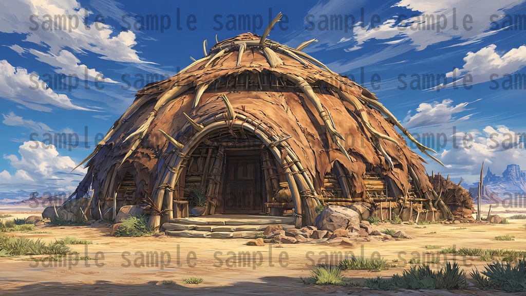 【 170枚】蛮族拠点 ファンタジー背景イラスト【著作権フリー画像】TRPG/ゲーム素材