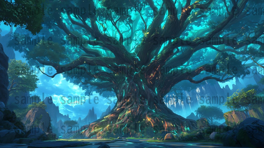 【 120枚】迷いの森 ファンタジー背景イラスト【著作権フリー画像】TRPG/ゲーム素材