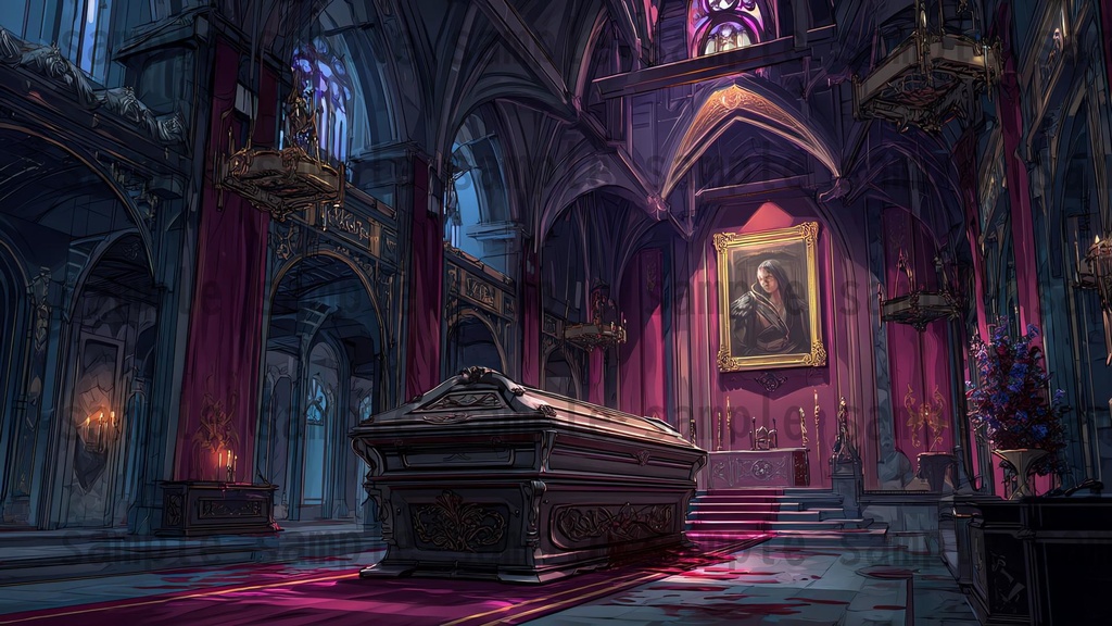 【 232枚】吸血鬼の館 ファンタジー背景イラスト【著作権フリー画像】TRPG/ゲーム素材