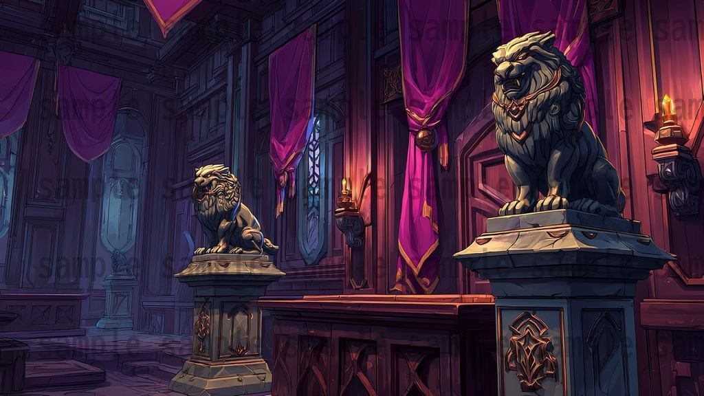 【 232枚】吸血鬼の館 ファンタジー背景イラスト【著作権フリー画像】TRPG/ゲーム素材