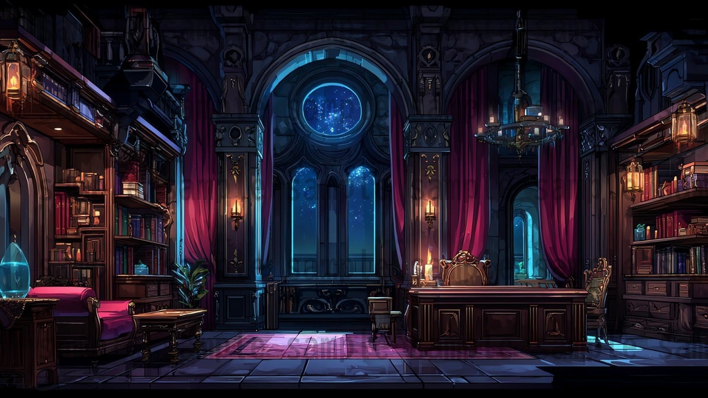 【 232枚】吸血鬼の館 ファンタジー背景イラスト【著作権フリー画像】TRPG/ゲーム素材