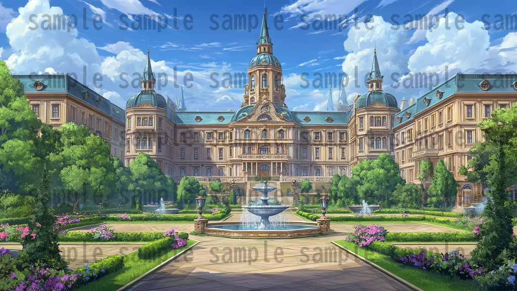 【 156枚】お城の外観 ファンタジー背景イラスト【著作権フリー画像】TRPG/ゲーム素材