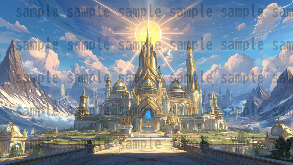 【 156枚】お城の外観 ファンタジー背景イラスト【著作権フリー画像】TRPG/ゲーム素材