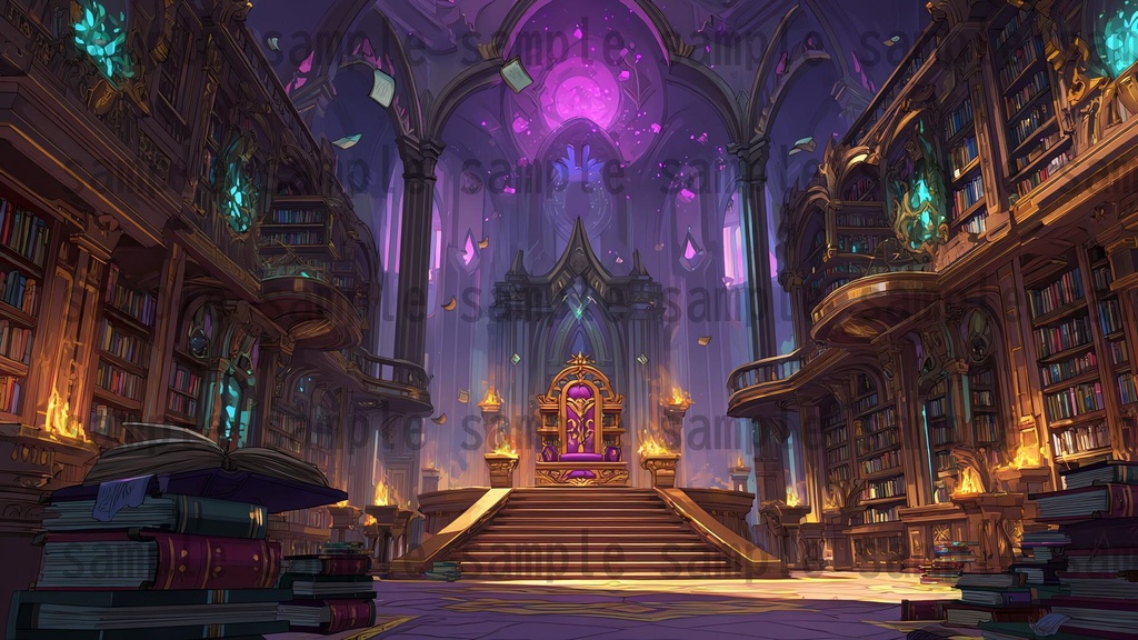 【 164枚】王室・玉座の間 ファンタジー背景イラスト【著作権フリー画像】TRPG/ゲーム素材