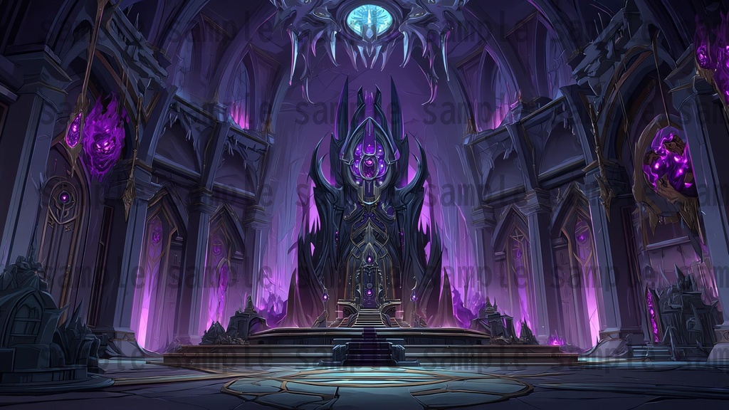 【 164枚】王室・玉座の間 ファンタジー背景イラスト【著作権フリー画像】TRPG/ゲーム素材