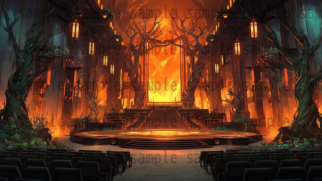 【 168枚】ボス戦・戦闘等のファンタジー背景イラスト【著作権フリー画像】TRPG/ゲーム素材