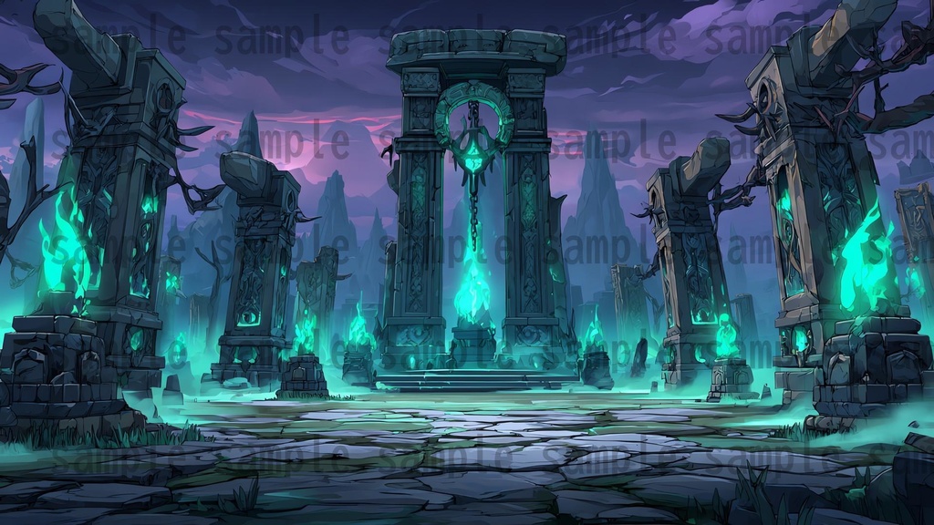 【 168枚】ボス戦・戦闘等のファンタジー背景イラスト【著作権フリー画像】TRPG/ゲーム素材