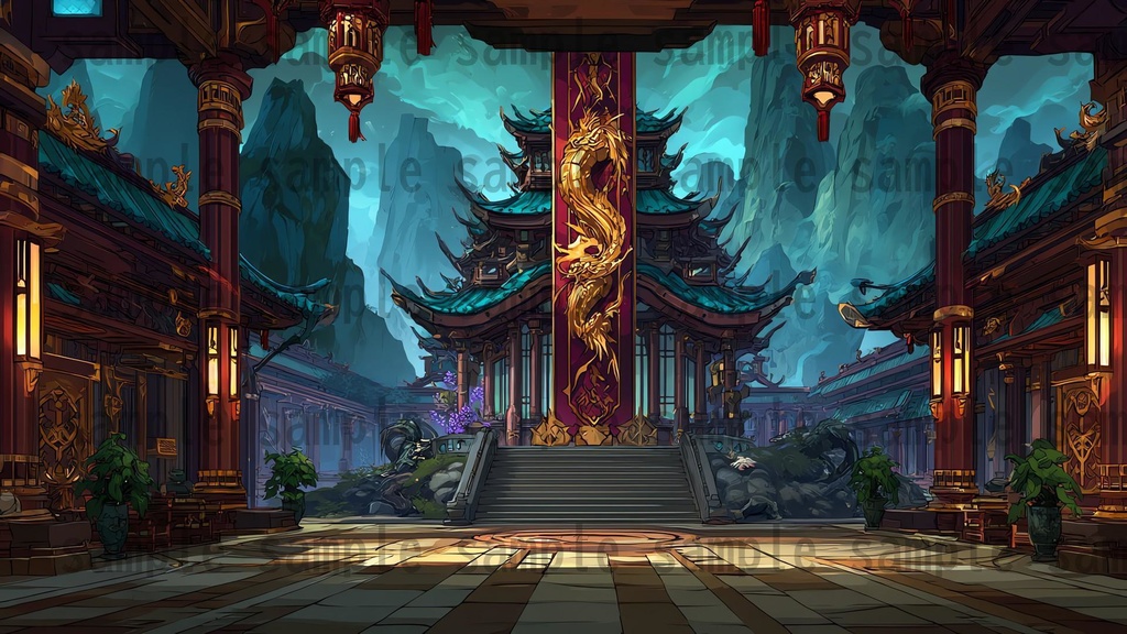 【 168枚】ボス戦・戦闘等のファンタジー背景イラスト【著作権フリー画像】TRPG/ゲーム素材