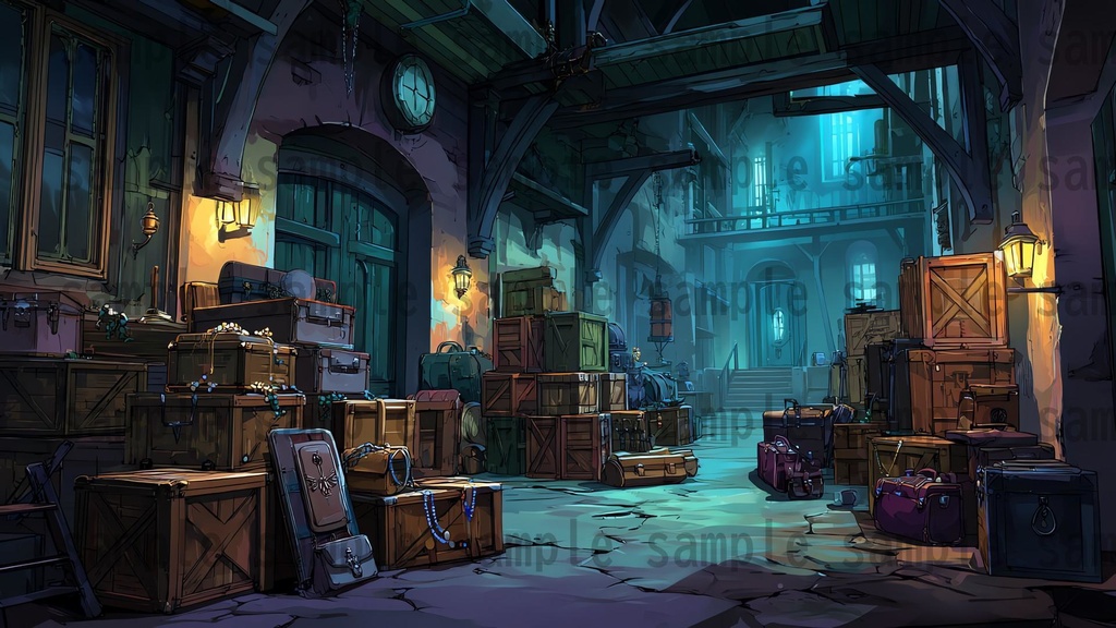 【 300枚】室内・部屋のファンタジー背景イラスト【著作権フリー画像】TRPG/ゲーム素材