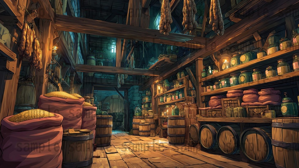 【 300枚】室内・部屋のファンタジー背景イラスト【著作権フリー画像】TRPG/ゲーム素材