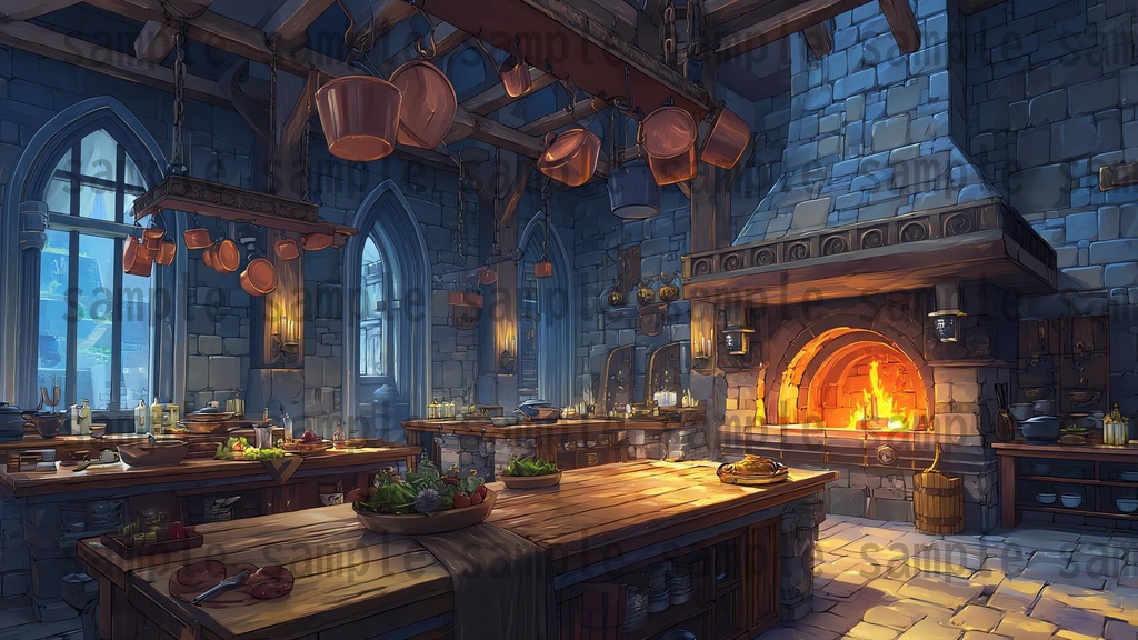 【 300枚】室内・部屋のファンタジー背景イラスト【著作権フリー画像】TRPG/ゲーム素材