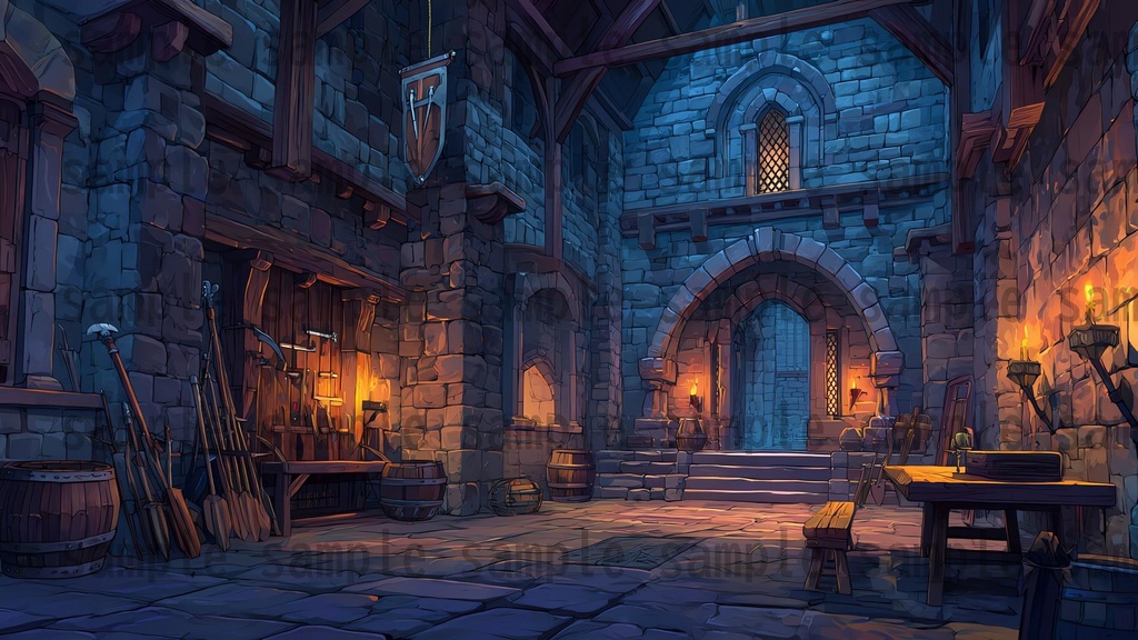 【 300枚】室内・部屋のファンタジー背景イラスト【著作権フリー画像】TRPG/ゲーム素材