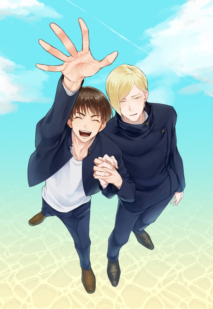 企画ポストカード15枚セット★灰七プチオンリー"南へ行くのはひとりじゃない"開催記念品