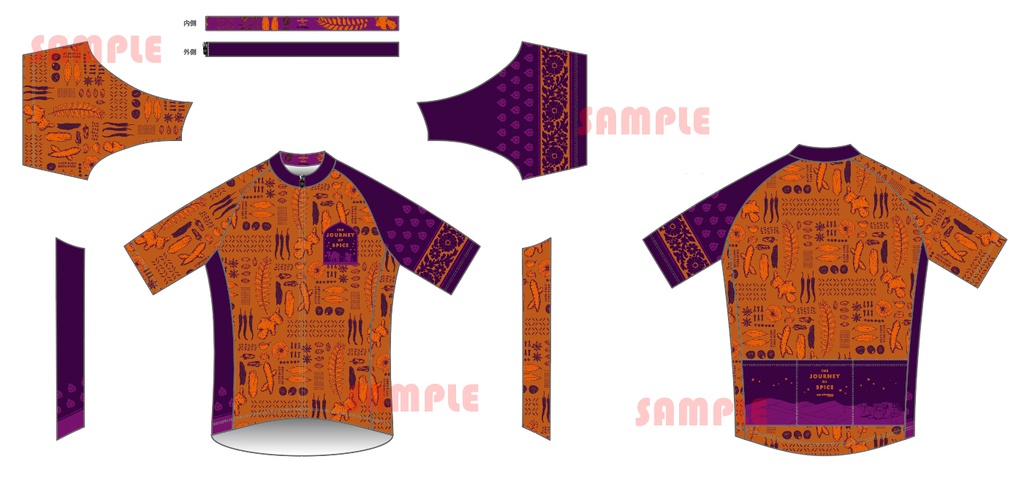 【即納】THE JOURNEY OF SPICE サイクルジャージ