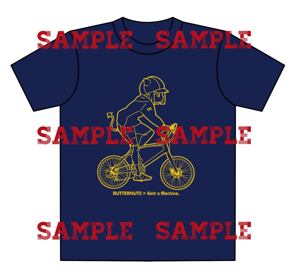 Alleycat Small Wheels - BUTTERNUTS x Kett a Machine, コラボTシャツ
