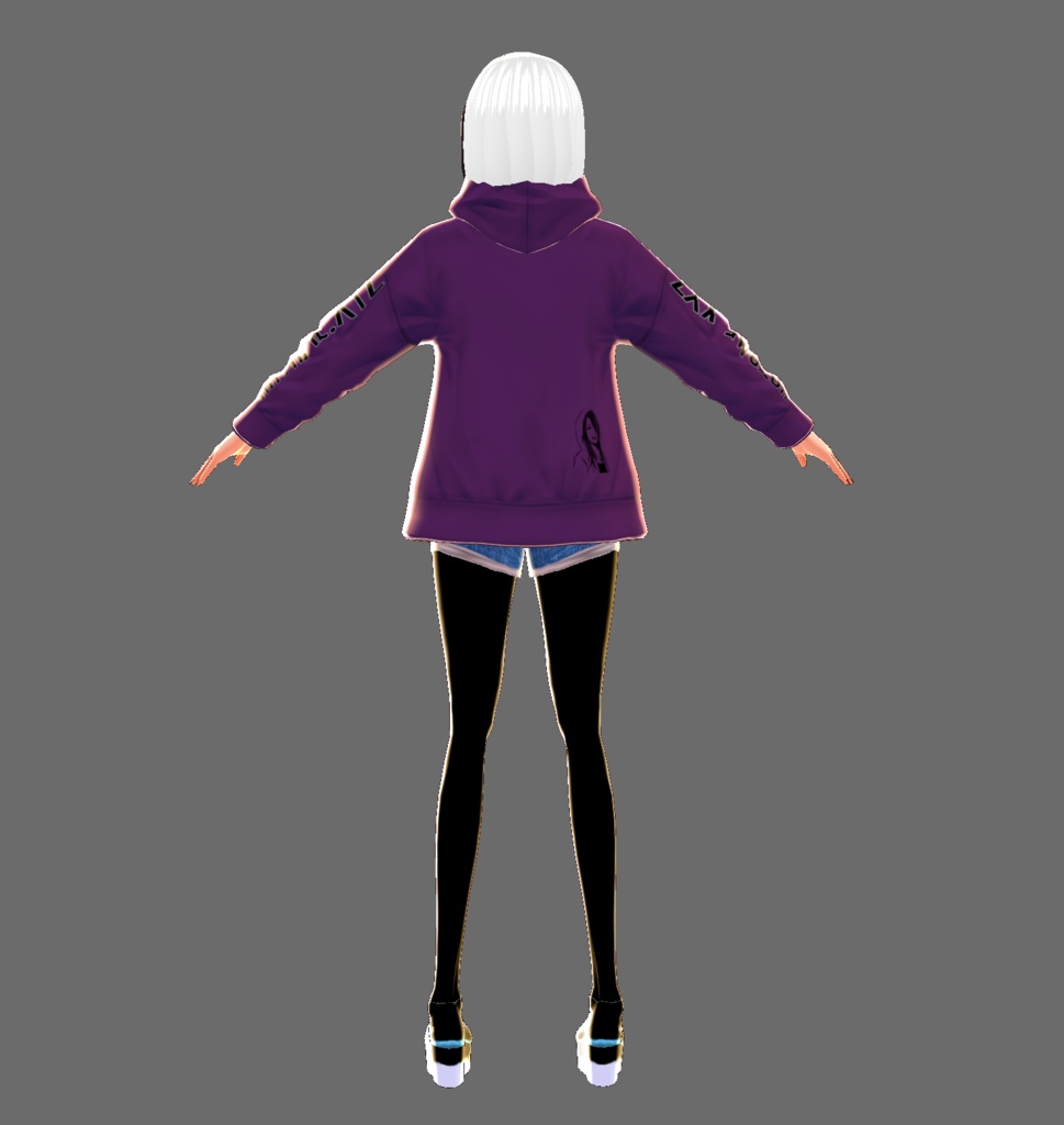 【オリジナル3Dモデル】(Sample) Vroid 01