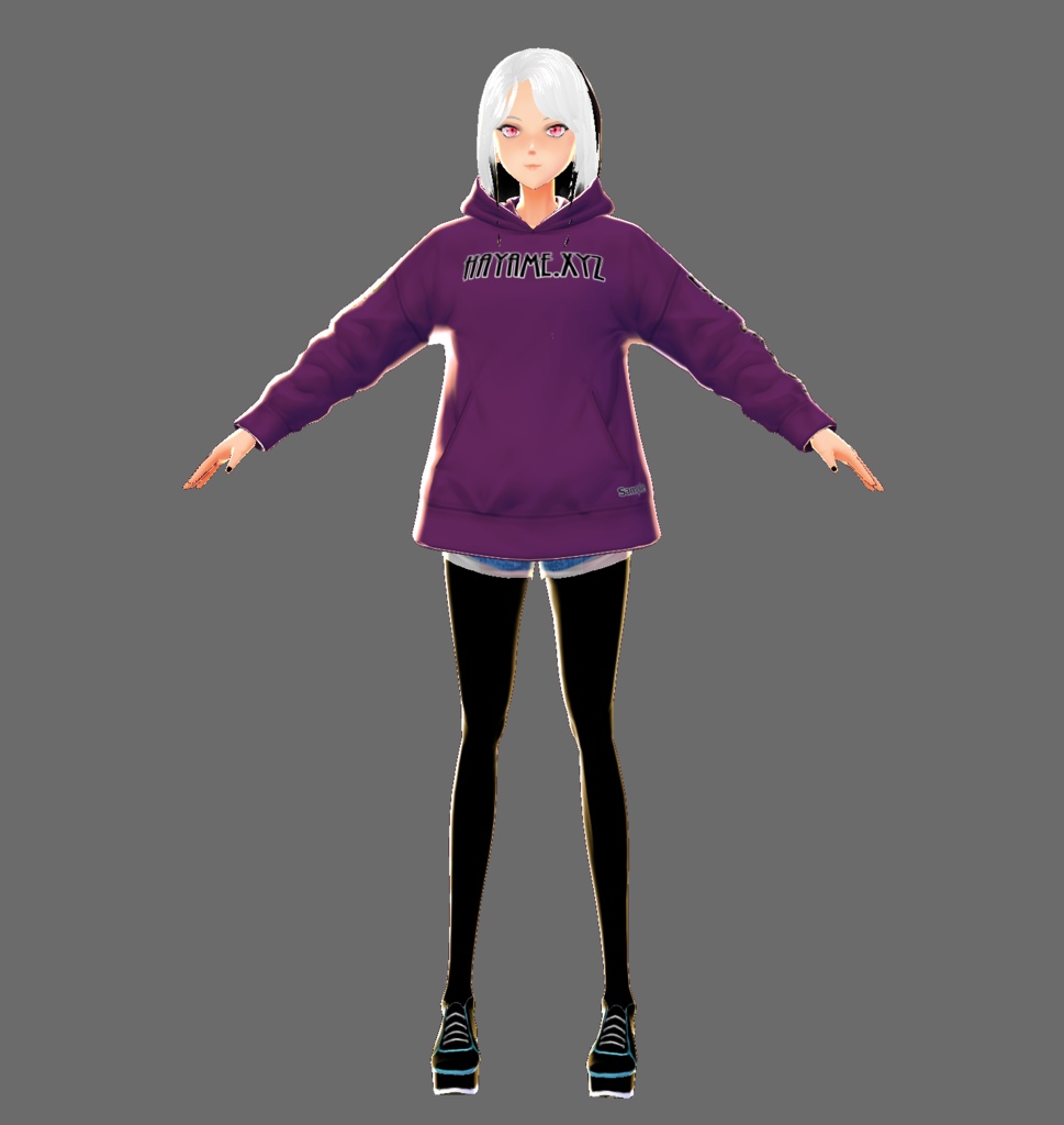 【オリジナル3Dモデル】(Sample) Vroid 01