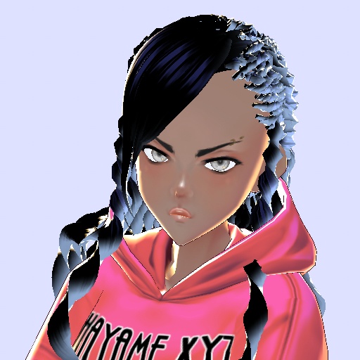 【オリジナル3Dモデル】(Sample) Vroid 02
