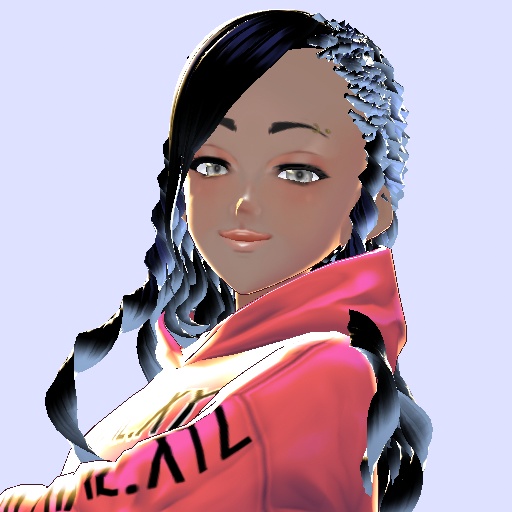 【オリジナル３Dモデル】(Sample) Vroid 02