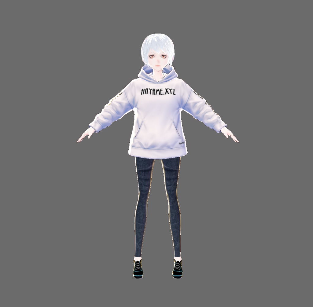 【オリジナル3Dモデル】(Sample) Vroid 03