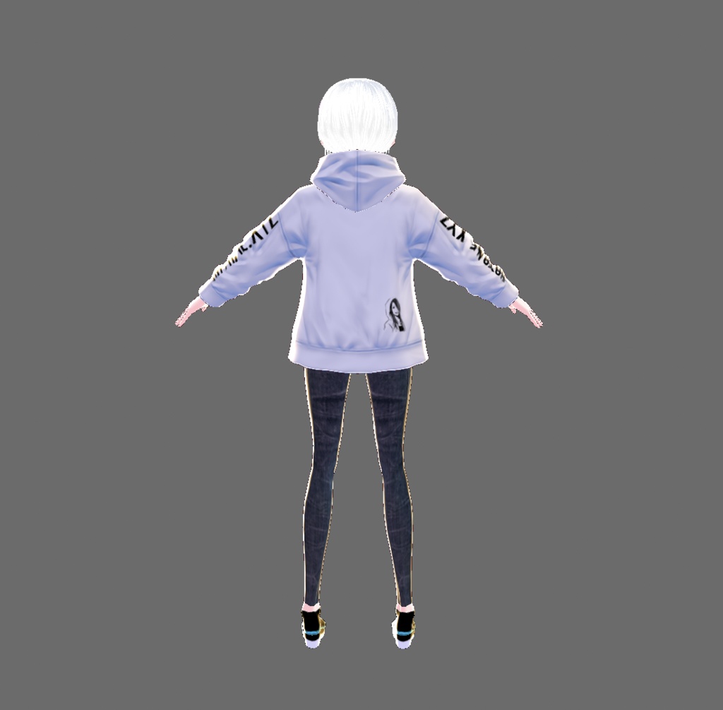 【オリジナル3Dモデル】(Sample) Vroid 03