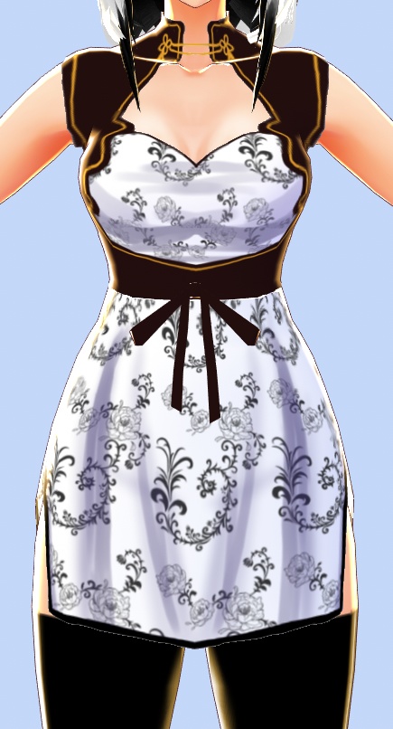 【オリジナル3Dモデル】Vroid Model 01 Dress-A