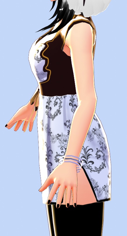 【オリジナル3Dモデル】Vroid Model 01 Dress-A