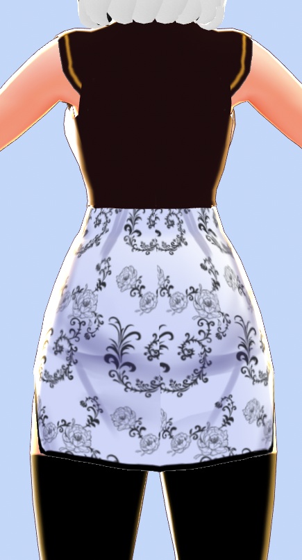 【オリジナル3Dモデル】Vroid Model 01 Dress-A
