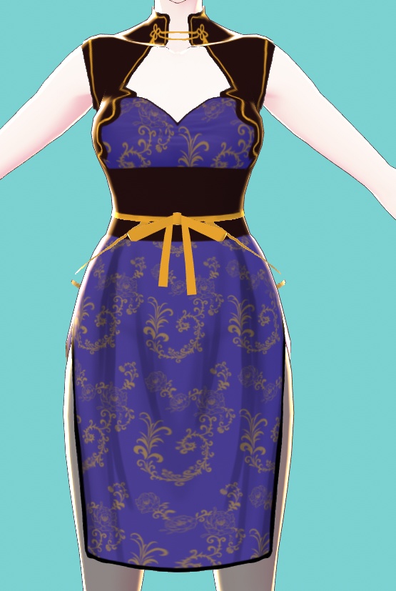 【オリジナル3Dモデル】Vroid Model 03 Dress-A