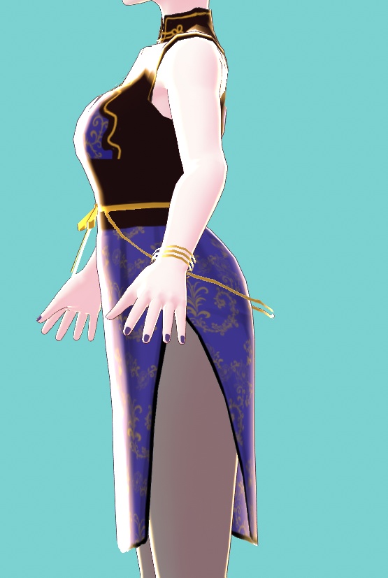 【オリジナル3Dモデル】Vroid Model 03 Dress-A