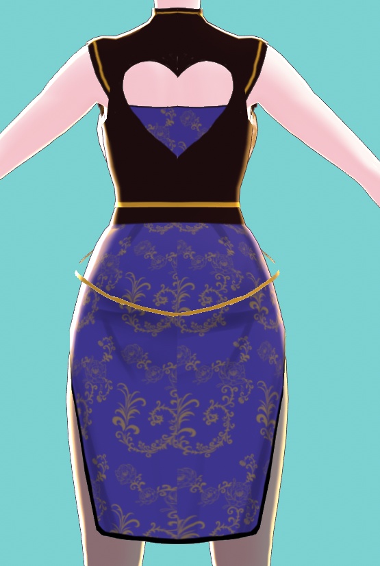 【オリジナル3Dモデル】Vroid Model 03 Dress-A