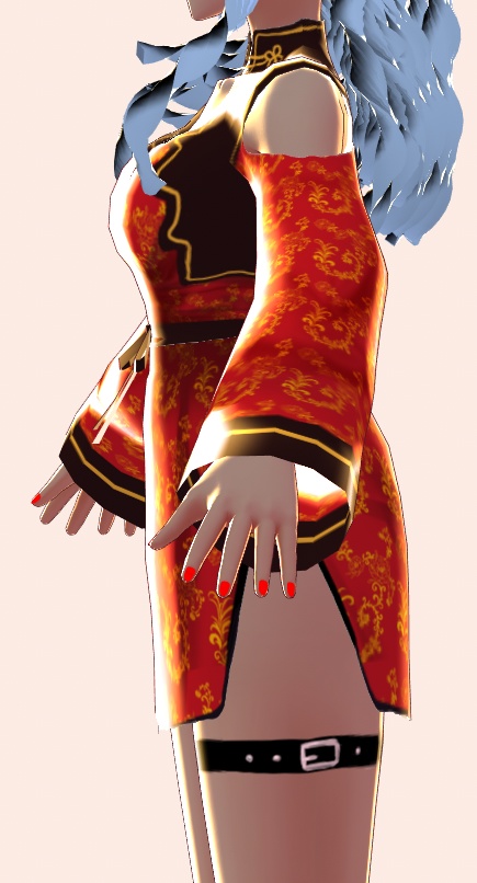 【オリジナル3Dモデル】Vroid Model 02 Dress-A