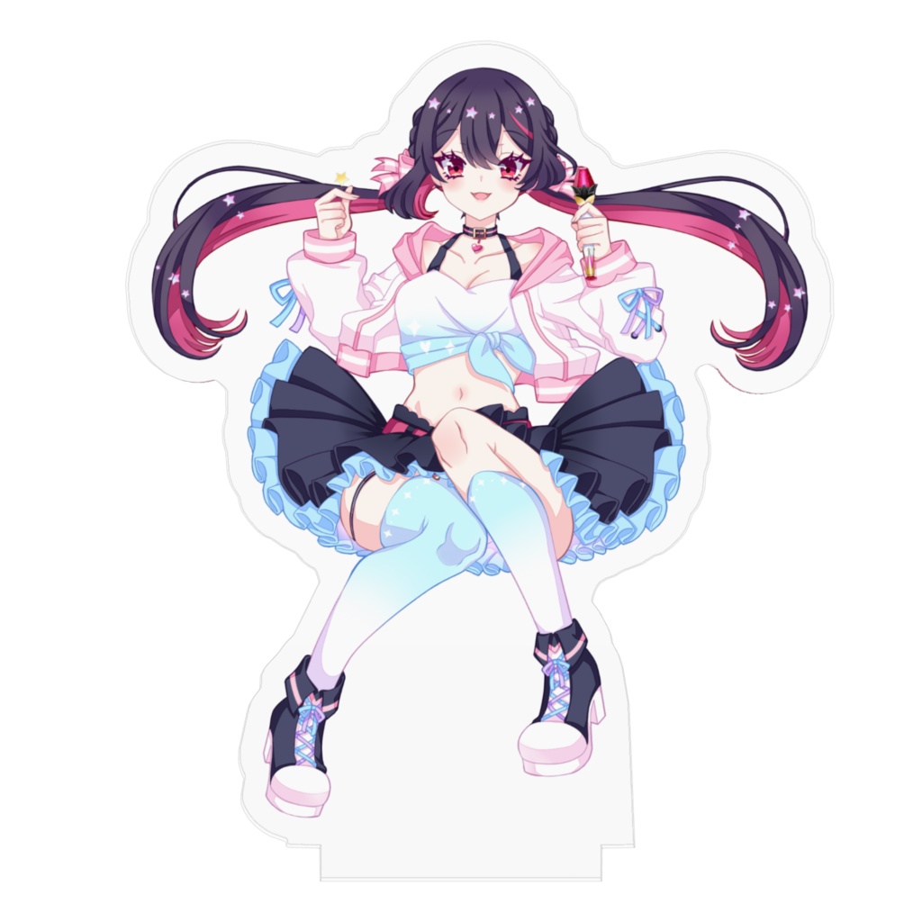 【Charmer 2ndLIVEグッズ】キャラアクリルフィギュア【ver.唄方紅音🌹】