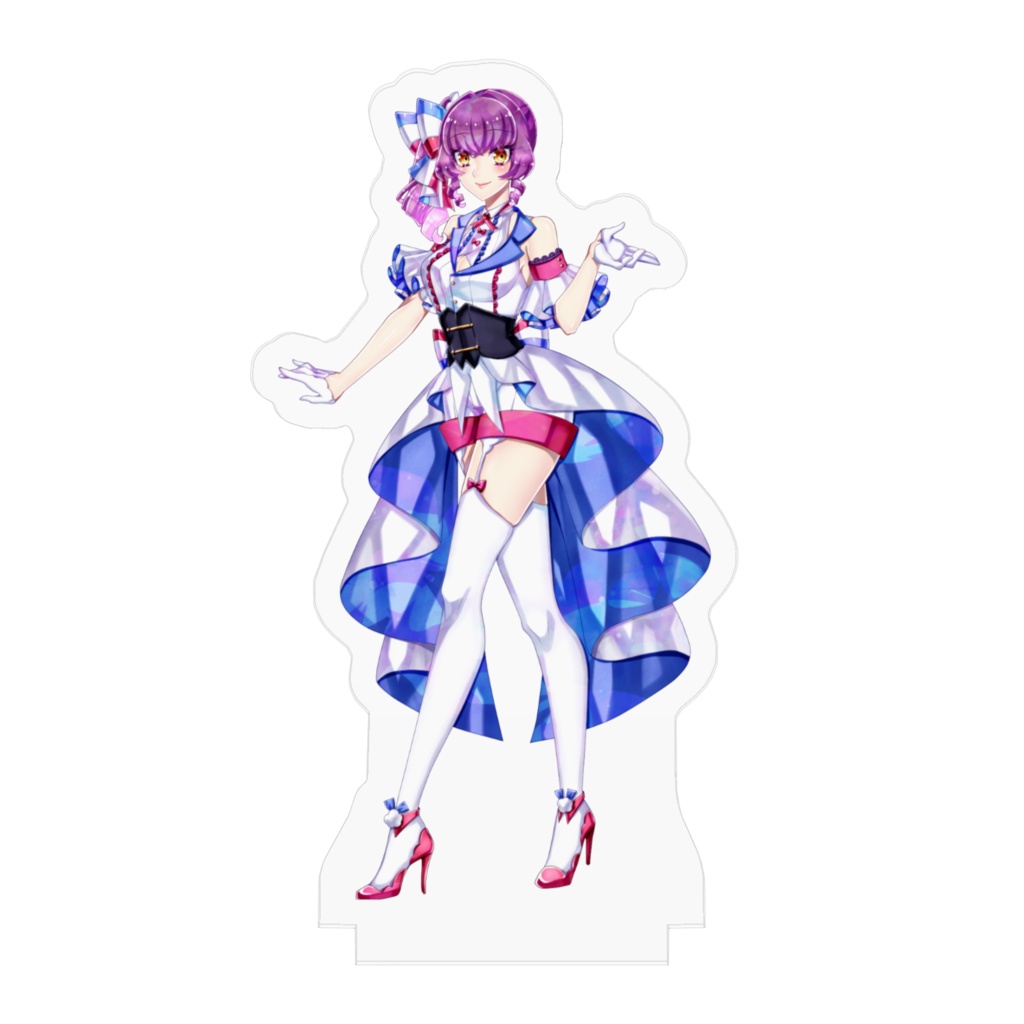 【Charmer 2ndLIVEグッズ】キャラアクリルフィギュア(SS)【ver.紫水愛綾⚜️】