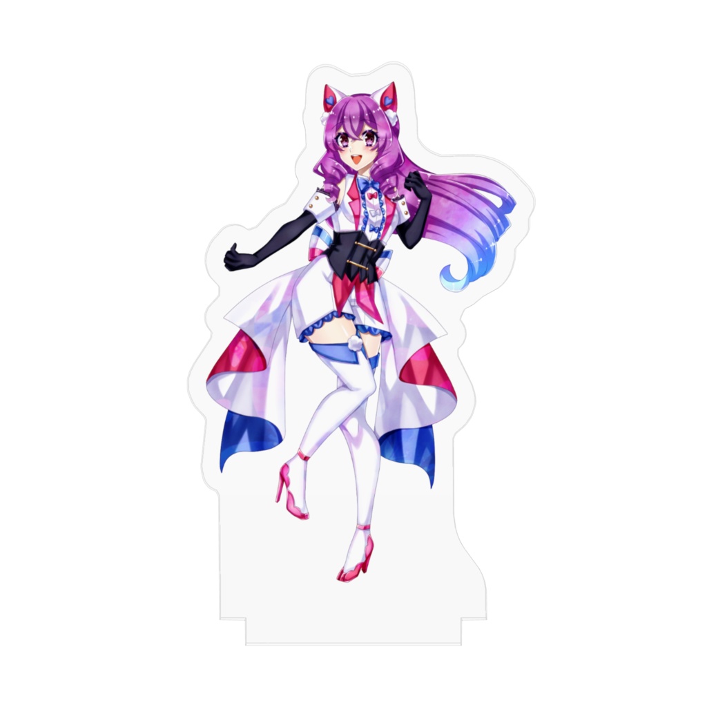 【Charmer 2ndLIVEグッズ】キャラアクリルフィギュア(SS)【ver.紫水麗夜✝️】