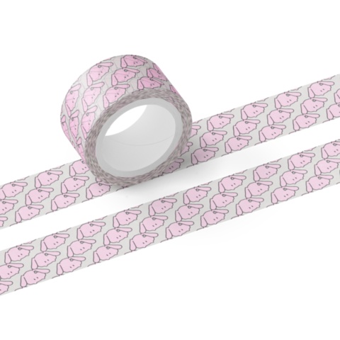 マルウサギ「んにょんにょ」マスキングテープ