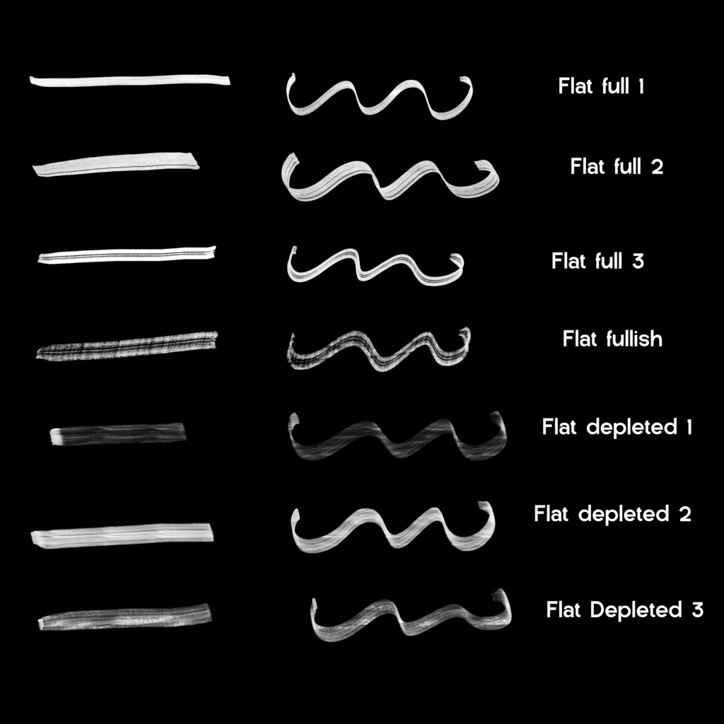 Real marker brush set