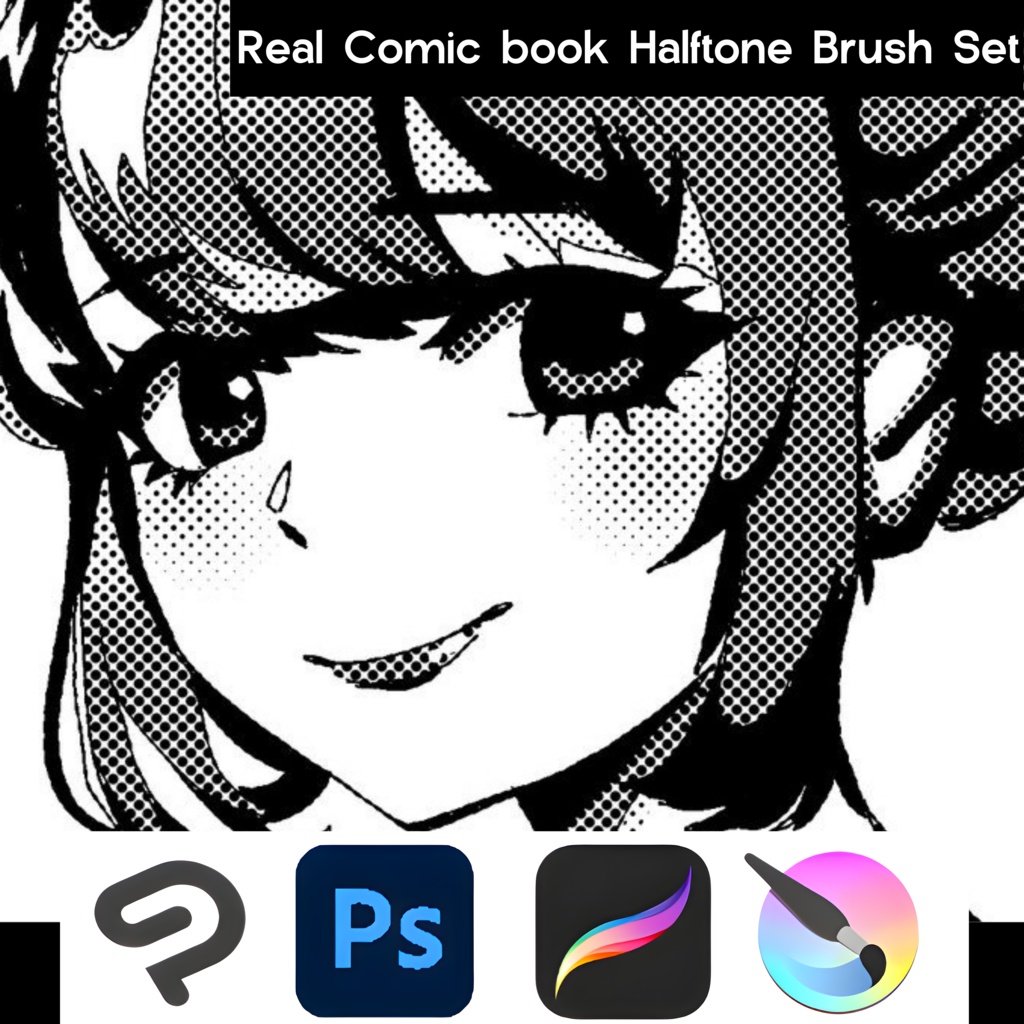 Real comic brush