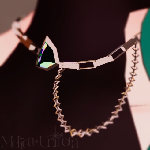 [3Dモデル] Double Chain Necklace