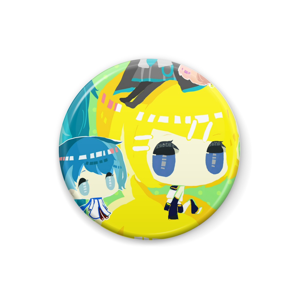 KAITOリンちゃんの缶バッジ