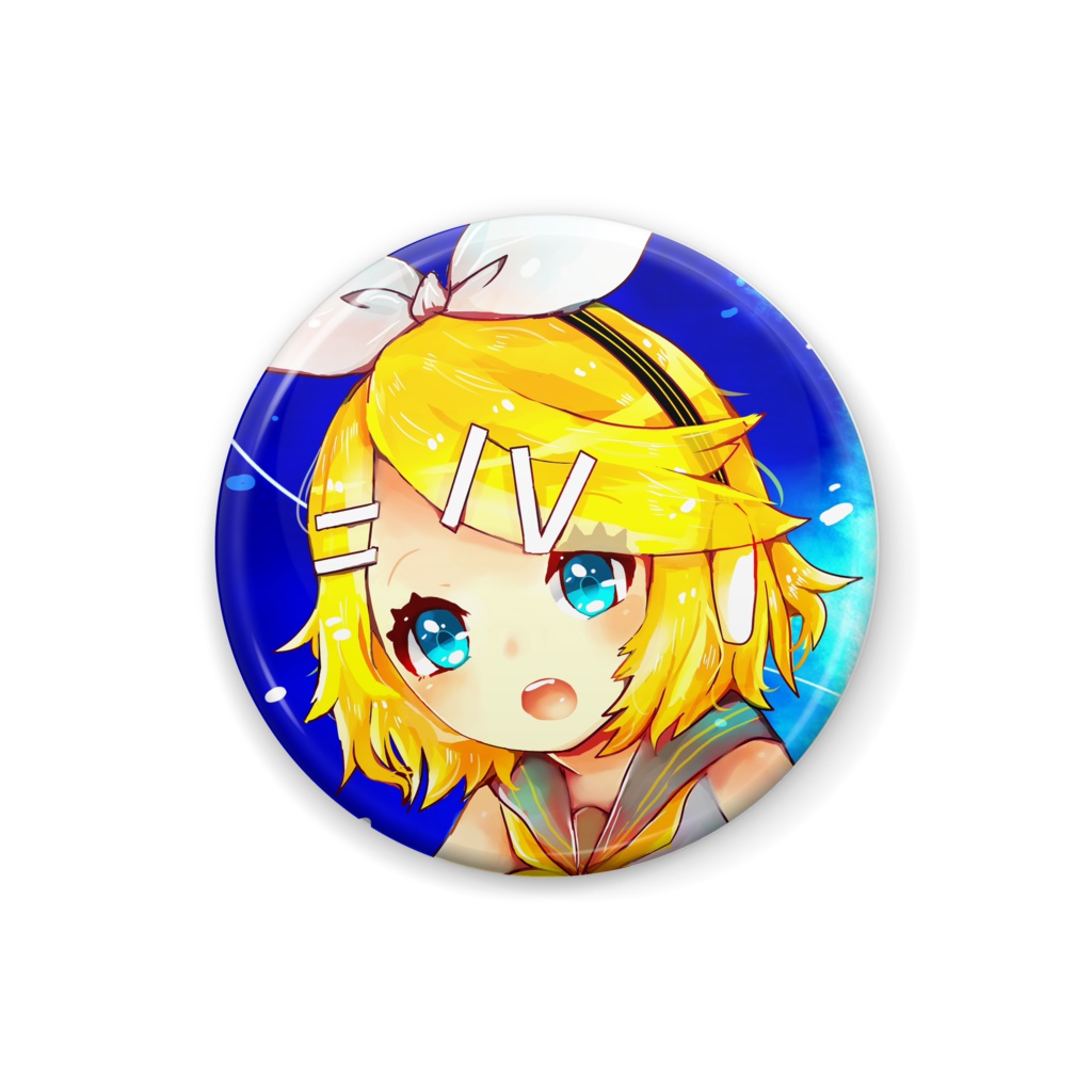 鏡音リン缶バッジ