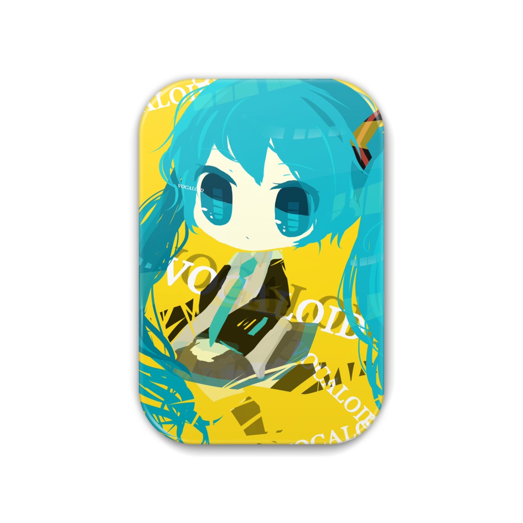 壊れ初音の缶バッジ