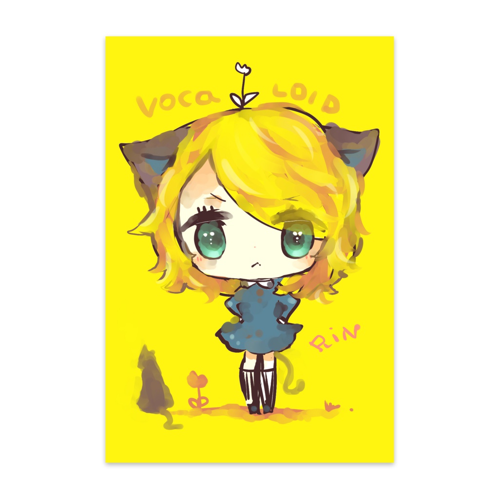 ねこっぽいリン～ポストカード～