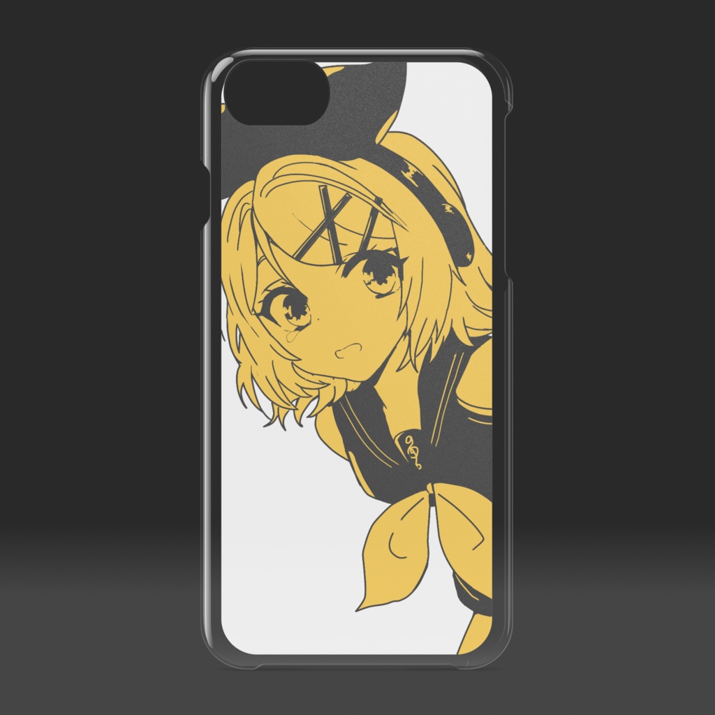 お着換えリンちゃんシンプルiPhoneクリアケース