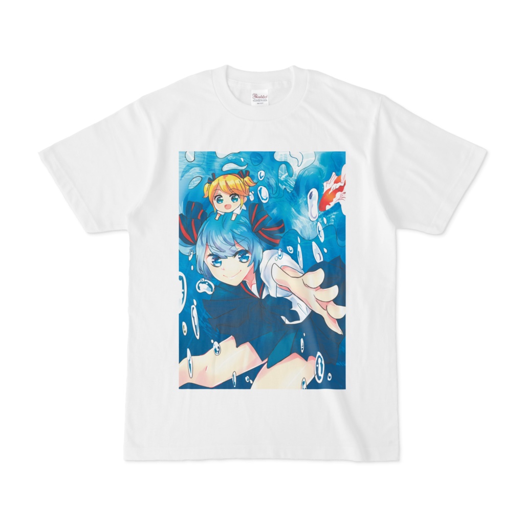 ボトルミクとリンTシャツ